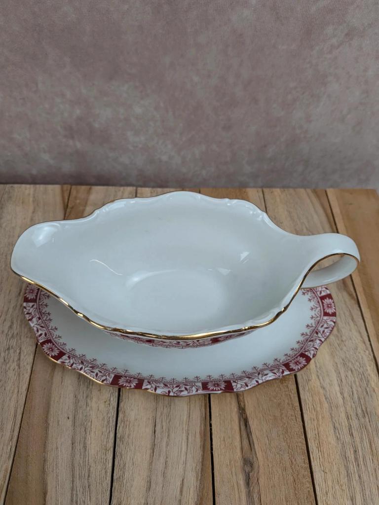 Saucière Seltmann Weiden Bavaria Theresia rouge