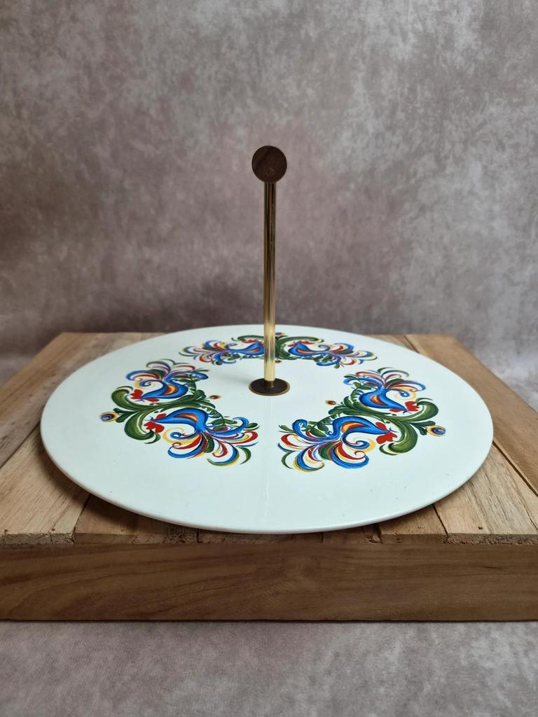 Plateau à fromage Villeroy & Boch Septfontaines – modèle Coq – années 60