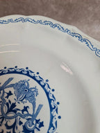 Paire d’assiettes Gien modèle Rouen bleu – décor classique 💙