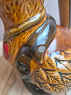 Pichet canard vintage en céramique émaillée