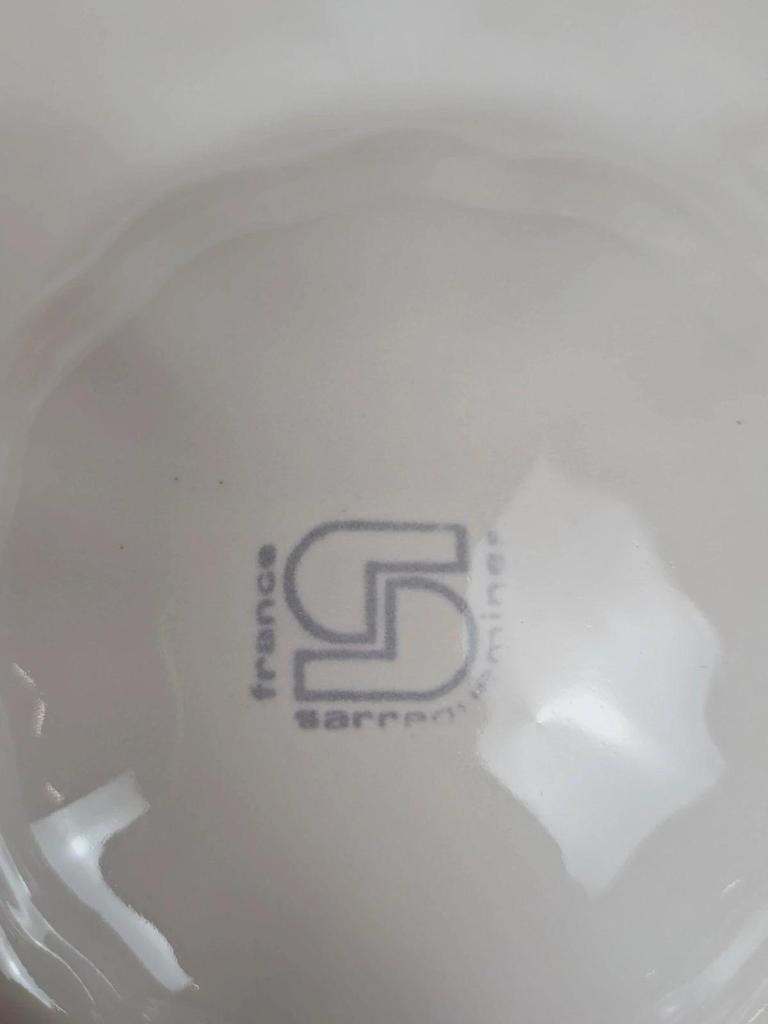 Grand plat à huîtres Sarreguemines France