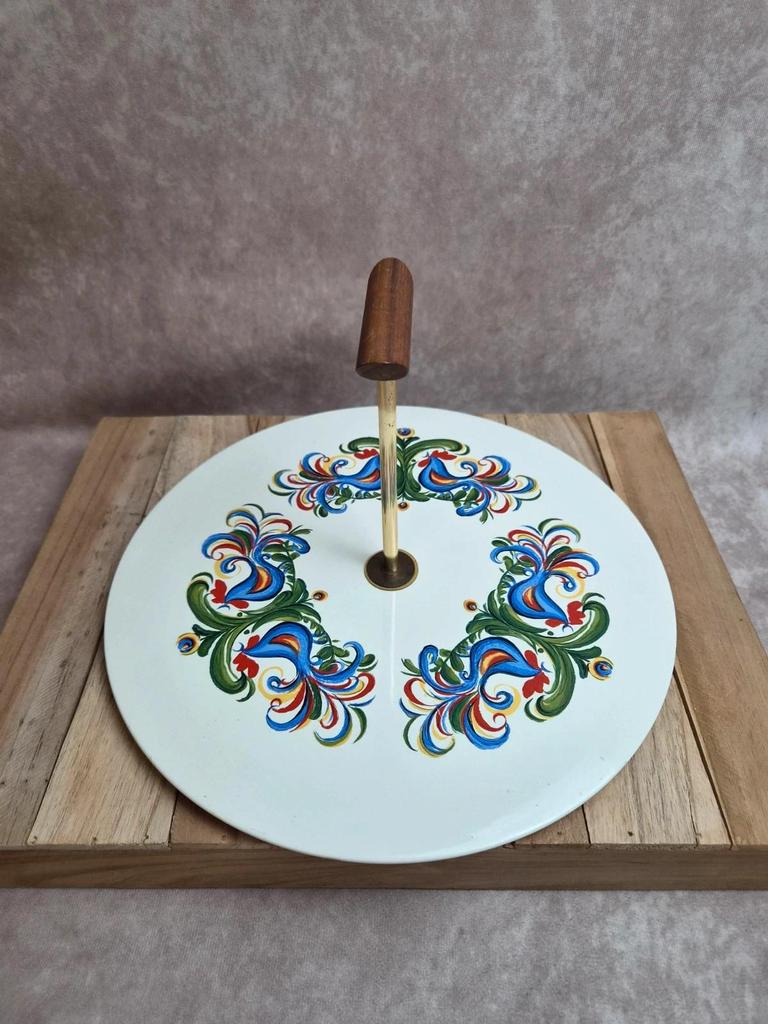 Plateau à fromage Villeroy & Boch Septfontaines – modèle Coq – années 60