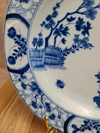 Assiette creuse ancienne Creil et Montereau modèle Japon / Monet bleu 💙