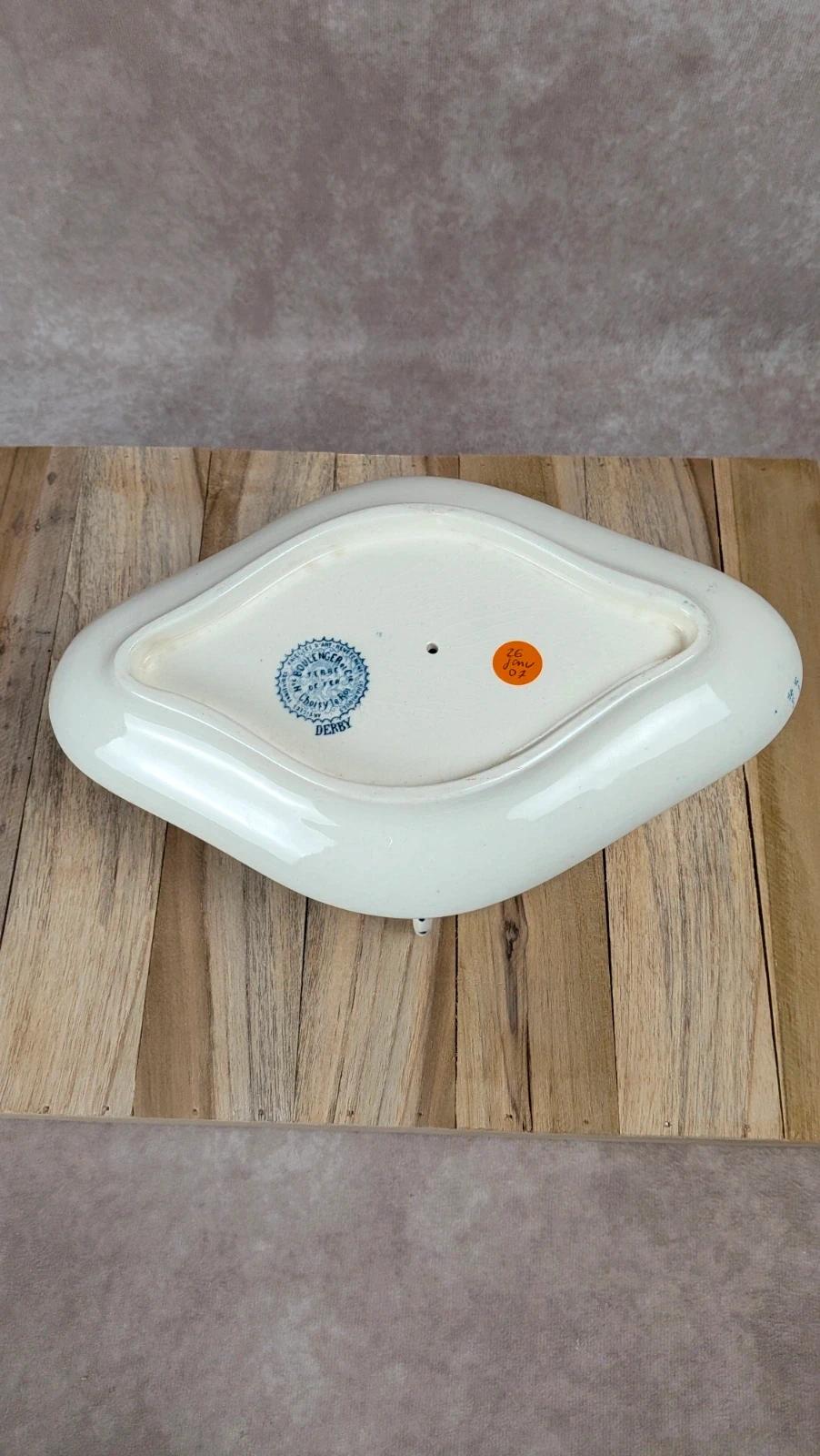 Saucière ancienne Boulenger & Cie – modèle Derby, terre de fer – Choisy-le-roi
