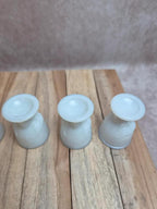 Service à œufs ancien Vallérysthal en opaline – poule et 6 coquetiers