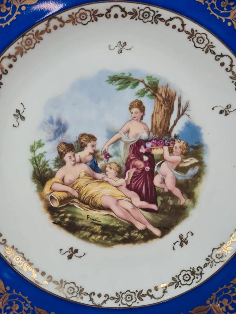 Assiette décorative – Porcelaine de Limoges Singer, Paris