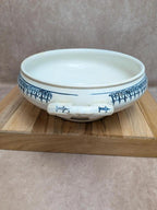 Soupière vintage Saint-amand Hamage modèle Primax bleu terre de fer