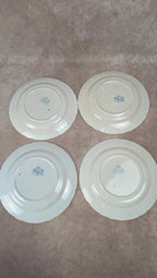 Lot de 4 assiettes à dessert Lunéville – Modèle Angèle