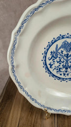 Assiette creuse ancienne Gien – Modèle Rouen