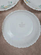 Assiettes creuses Arcopal à fleurs, lot de 6 🌸