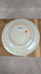 Plat ancien Badonviller – Modèle Oriental – Décor bleu