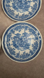 Lot de 6 assiettes à dessert Lunéville – modèle The Cottage