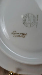 Soucoupe ancienne Limoges dorures
