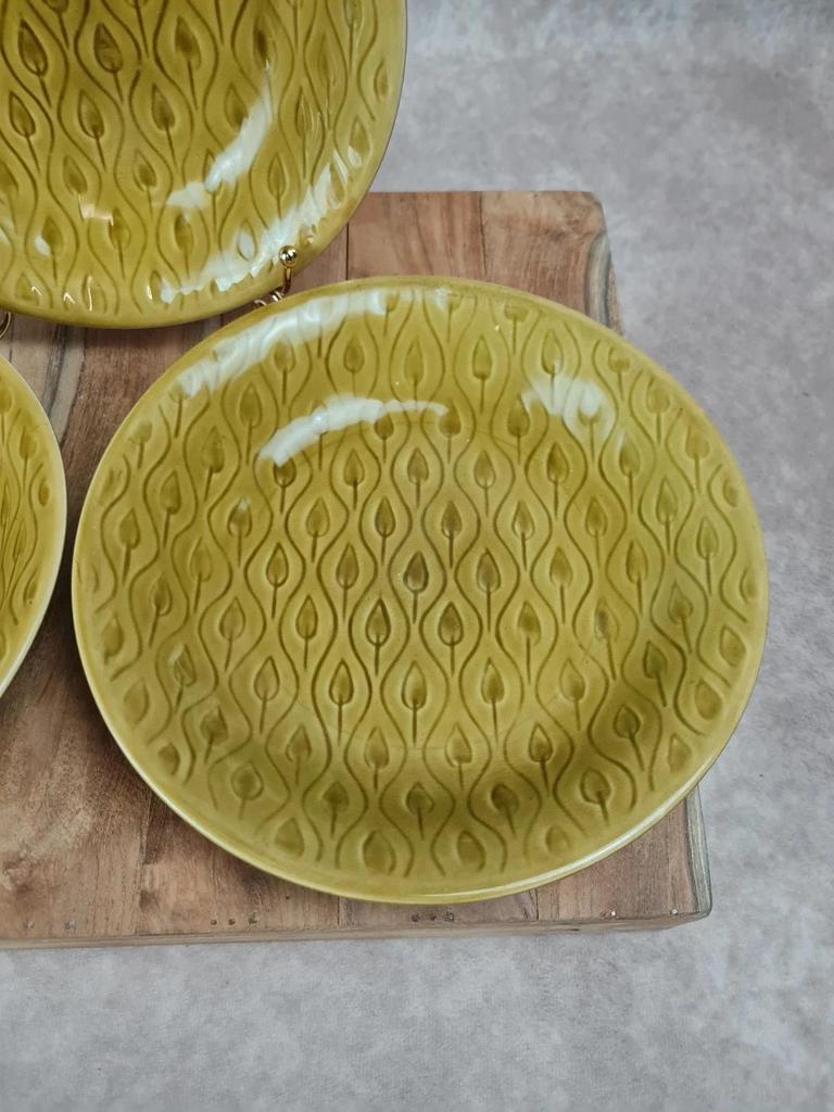 🍋 Lot de 3 assiettes creuses vintage Longchamp France