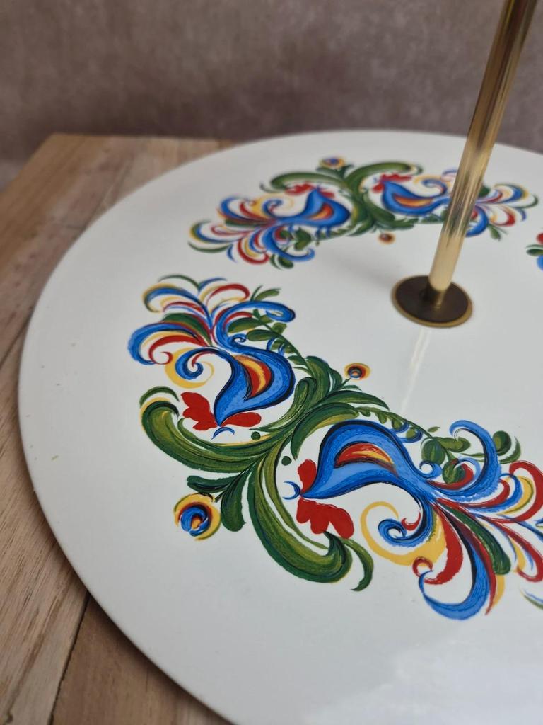 Plateau à fromage Villeroy & Boch Septfontaines – modèle Coq – années 60