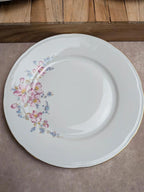 Lot de 3 assiettes plates vintage en porcelaine Jugoporcelan – Yougoslavie