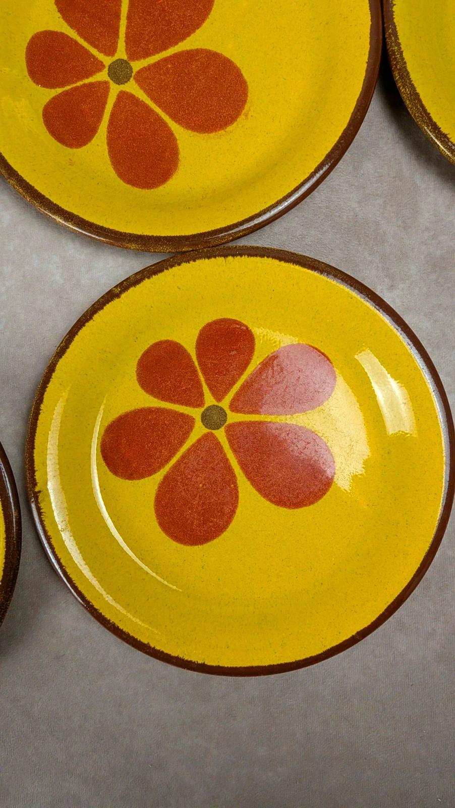 Lot de 8 assiettes plates Saint-clément vintage