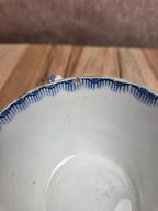 Tasse ancienne K&g Lunéville – Modèle Nanceen – Faïence bleue – Rare