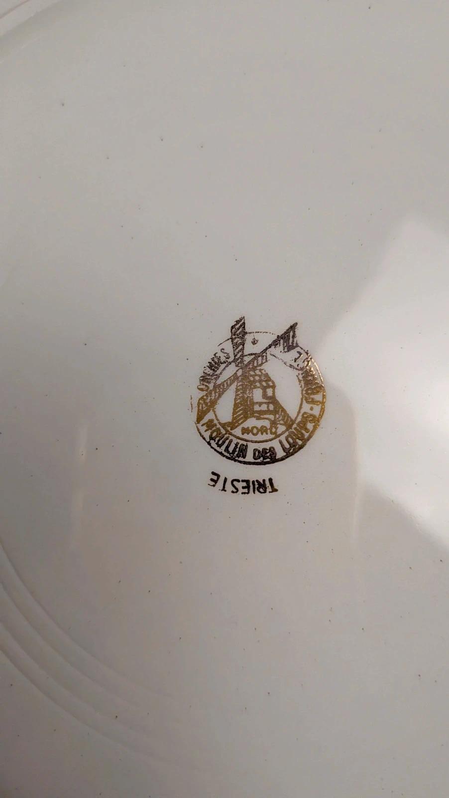 Lot de 6 assiettes plates Trieste – Moulin des Loups
