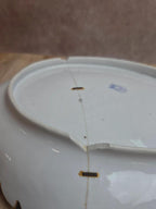 Ancien vide-poche / plateau en porcelaine Von Schierholz Plaue – début Xxe