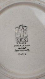 Petite assiette ancienne Gien Modèle Cadix