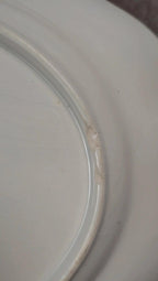 Plat ovale ancien Lunéville – Modèle The Cottage –