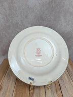 assiette creuse terre de fer Gien fleur d’automne ancienne