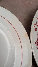 Lot de 4 assiettes creuses Saint-amand modèle Marcel