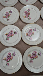 Lot de 16 assiettes plates Trieste – Moulin des Loups
