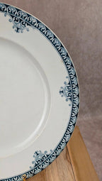 Plat ancien faïence Nord St Amand & Hamage – modèle Andrinople