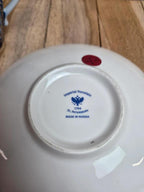 Tasse et soucoupe Imperial Porcelain Saint-pétersbourg cobalt et dorure Russie