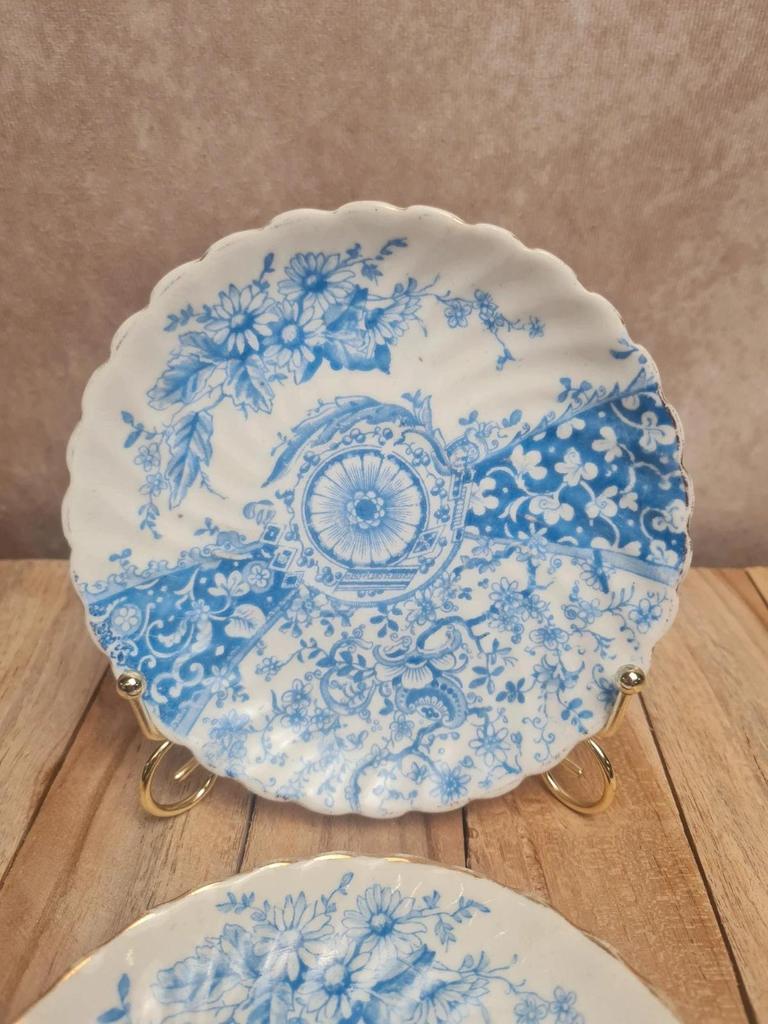 Lot de 2 coupelles anglaises T&k 🇬🇧 décor bleu – Registered Number 178785