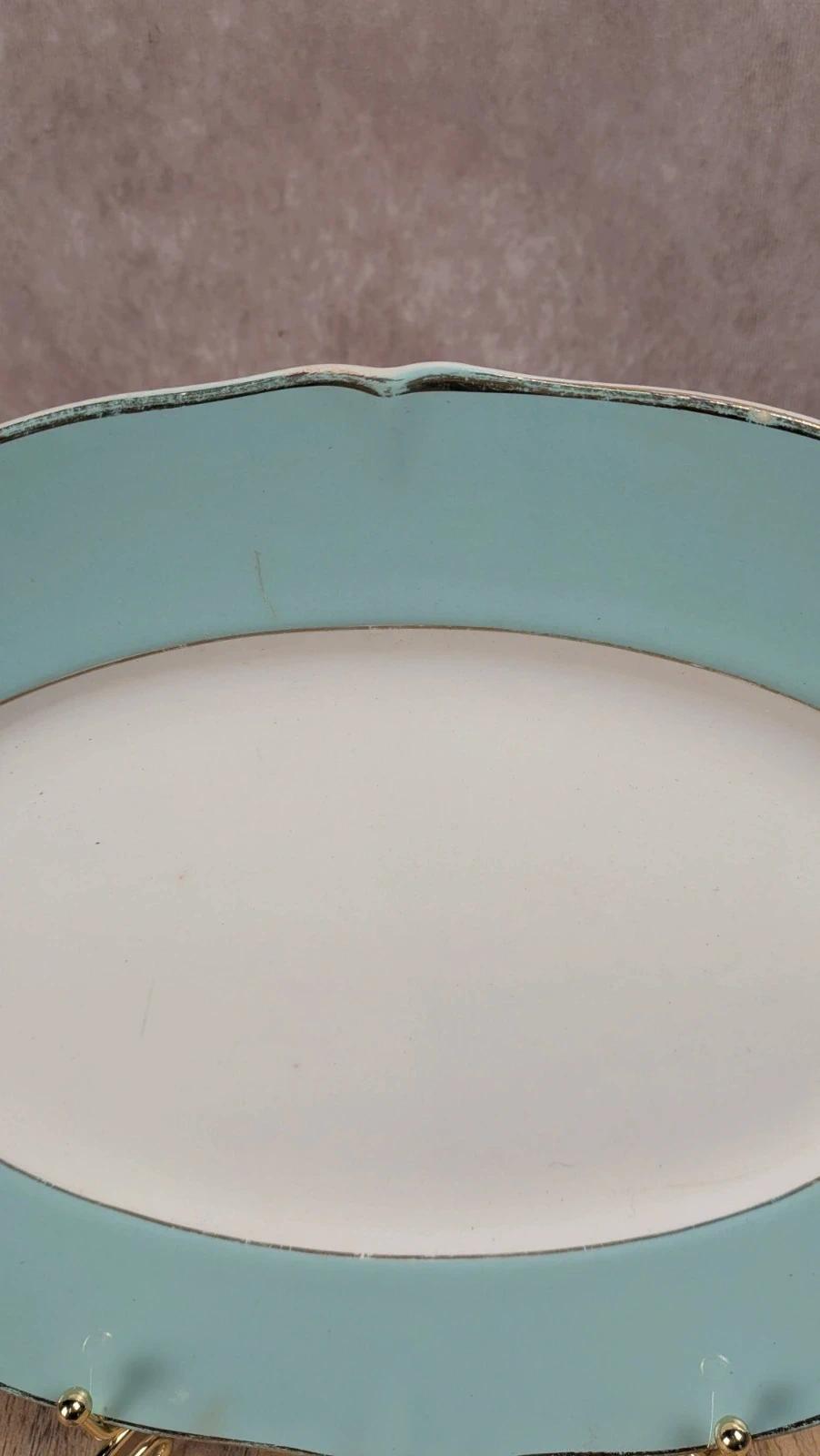 Plat ovale ancien Seranord Saint-amand – Modèle Chambord