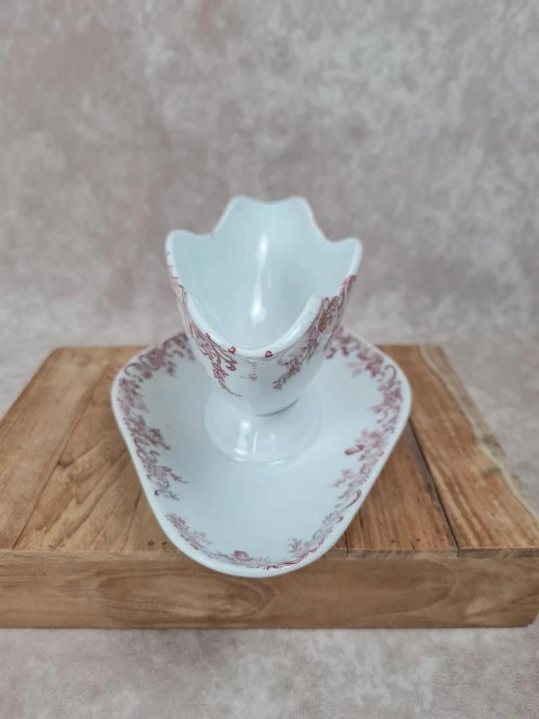 🌿 Élégante saucière ancienne en terre de fer 🌿