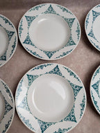 Lot de 11 assiettes creuses terre de fer Moulin des Loups Fti 22