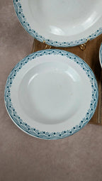 Lot de 3 assiettes creuses Orléans Sarreguemines & Digoin