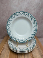 Lot de 4 assiettes creuses Terre de Fer Montigny Gien
