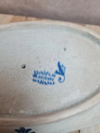 Saucière ancienne Jules Vieillard Bordeaux – modèle Moustiers – Terre de fer bleue 💙