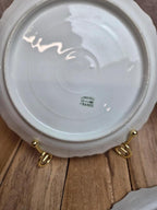 Lot de 3 coupelles anciennes en porcelaine de Limoges décor floral peint main doré 🌸