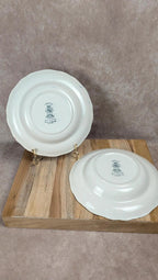 Lot de 2 assiettes creuses Lunéville – modèle The Cottage