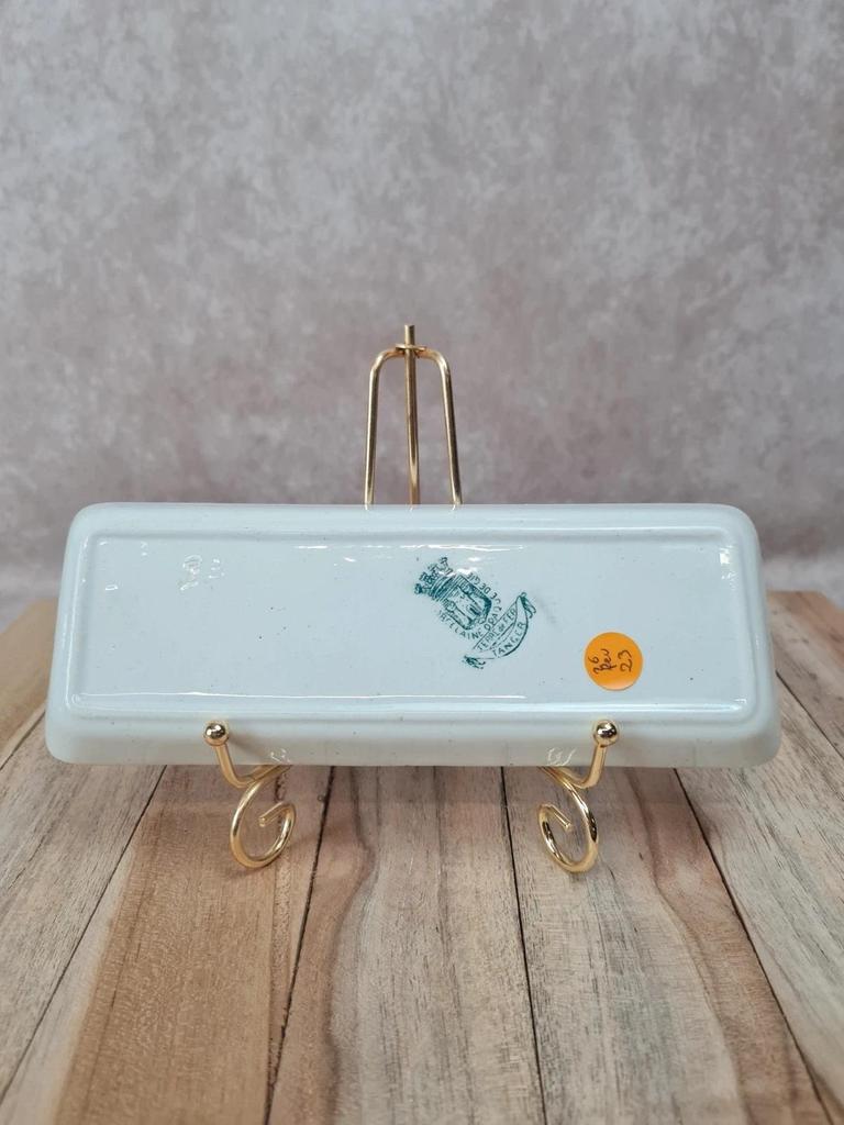 Porte-brosse à dents / porte-peigne Gien modèle Tanger – porcelaine vintage