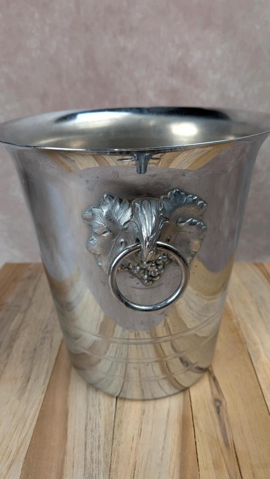 Seau à champagne vintage Argit – Made in France – style bistrot