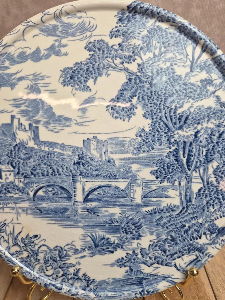 Gien x Enoch Wedgwood Countryside – dessous de plat + 2 dessous de bouteille