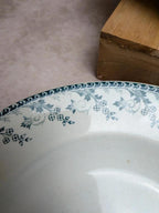 Lot de 4 assiettes creuses Terre de Fer Montigny Gien