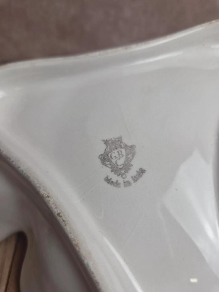 Plat raisin en barbotine italienne vintage – G.b.c. Made in Italy