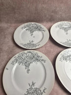 10 assiettes anciennes en porcelaine – Aux Lions de Faïence Paris – Xixe