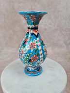 🌸 Vase en céramique artisanale peint à la main, style oriental 🌸