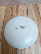 Soucoupe ancienne Terre de Fer Hb & Cie modèle Pékin