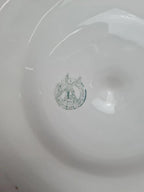 Lot 12 assiettes à huîtres + plat Moulin des Loups – service ancien bleu gris 🌊🦪