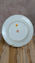 Assiette décorative chinoise oiseaux & fleurs